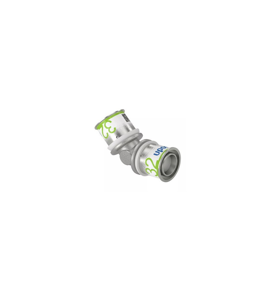 Kolanko 32 x 32  45 ° S-Press Plus UPONOR