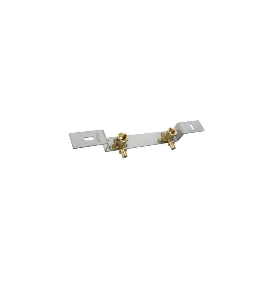 Płytka kątowa z kolanami 20mm pod baterię 150mm | TECE