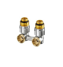 Zestaw kątowy odcinający z nyplami 1/2"x3/4"  | Oventrop