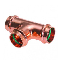 Trójnik na zacisk 15mm na zacisk z uszczelką FKM | Solar