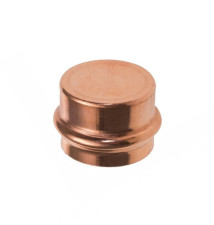 Zaślepka miedziana 15mm na zacisk | Conex Bänninger