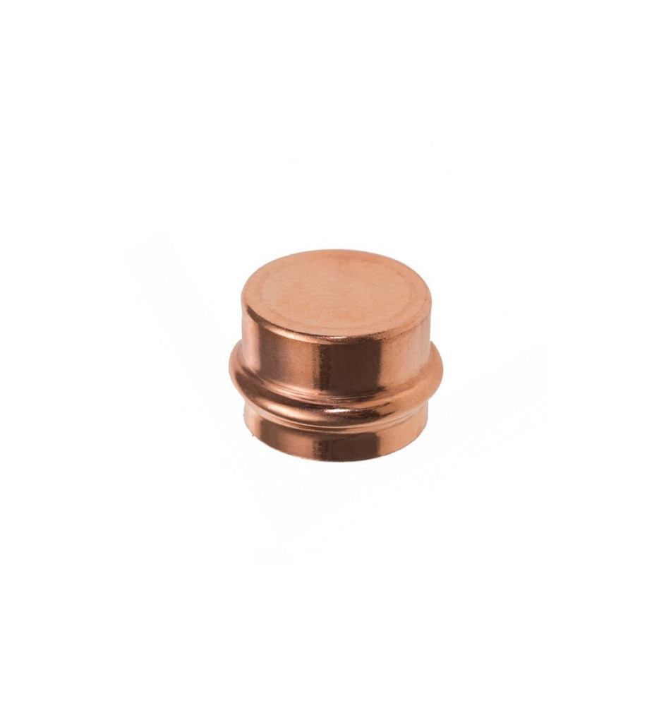 Zaślepka miedziana 15mm na zacisk | Conex Bänninger