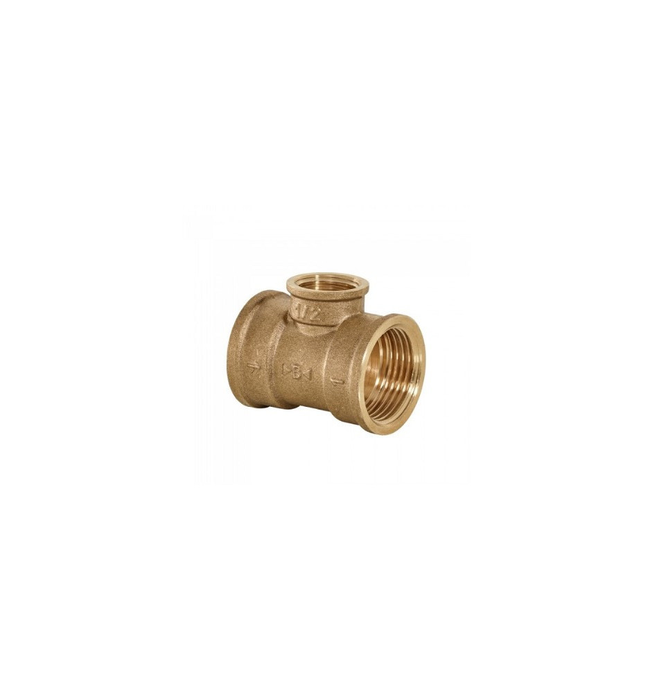 Trójnik z mosiądzu redukcyjny 1"x1/2"x1"  | Conex Bänninger