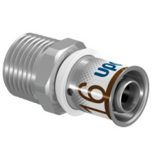 Nypel z gwintem 16mm-1/2” GZ  S-Press Plus UPONOR