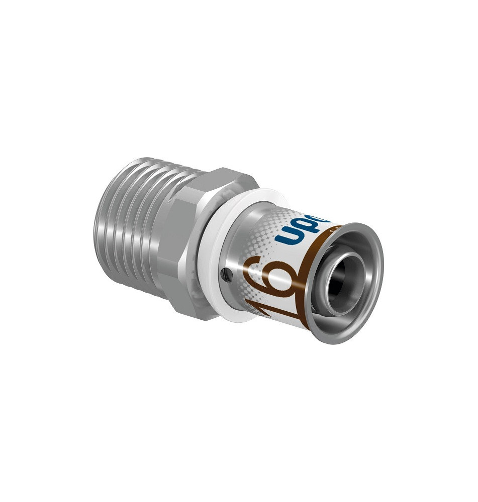 Nypel z gwintem 16mm-1/2” GZ  S-Press Plus UPONOR