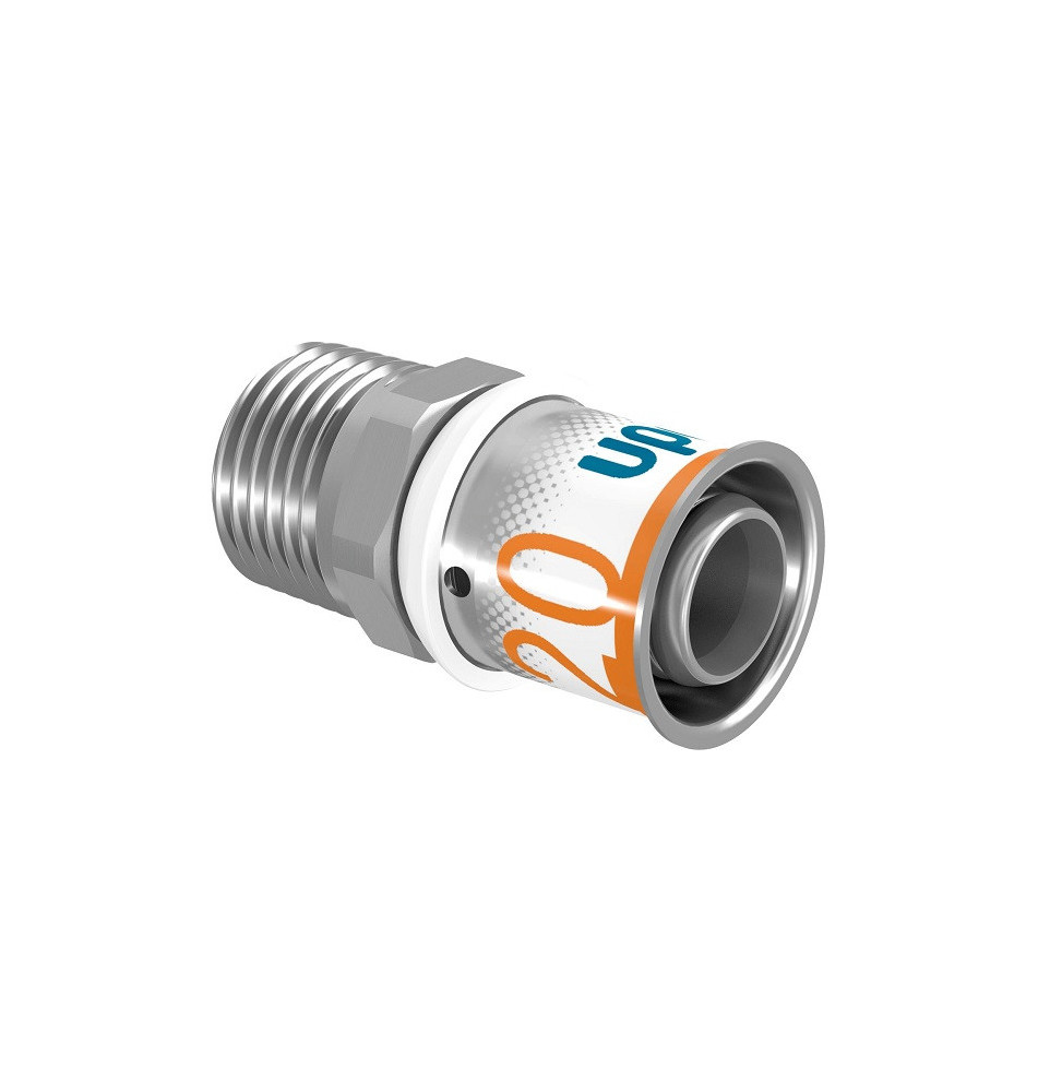 Nypel z gwintem 20mm-1/2” GZ  S-Press Plus UPONOR