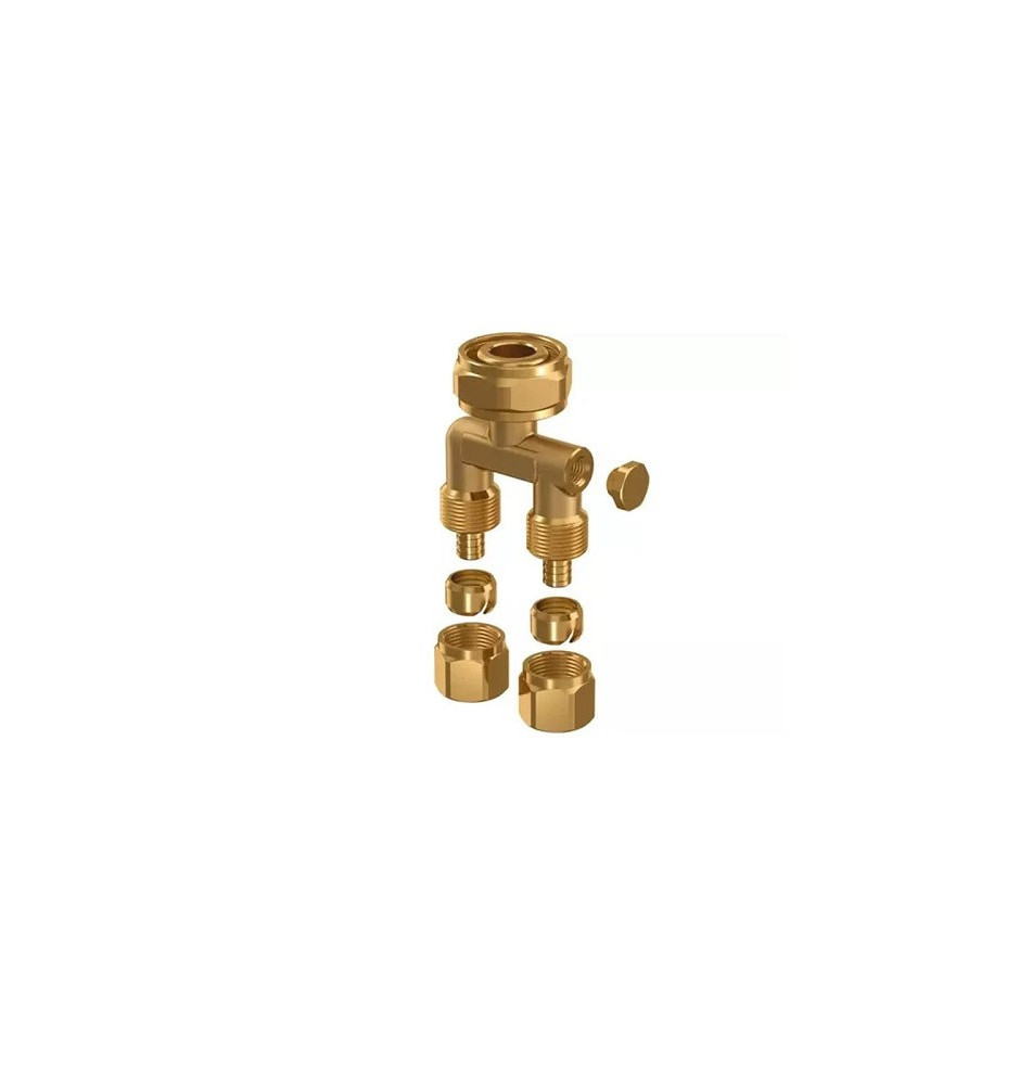 Adapter do rozdzielacza na dwie pętle 9,9x3/4" Minitec